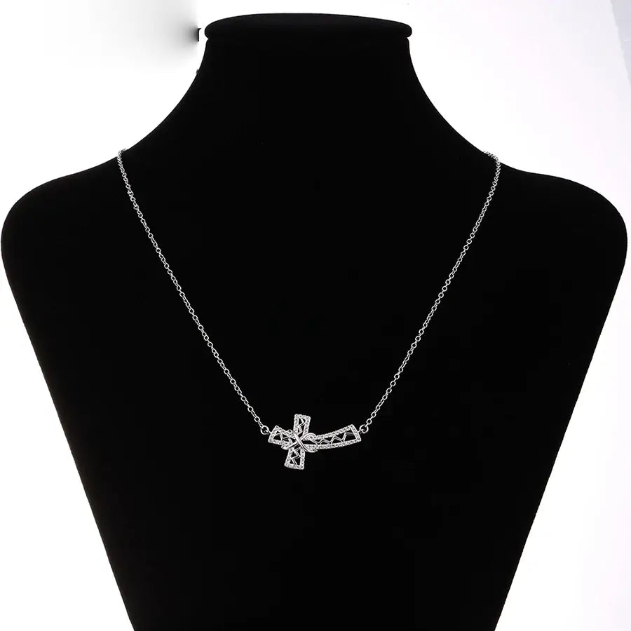 Women’s Cross Pendant with CZ – Christmas Gift