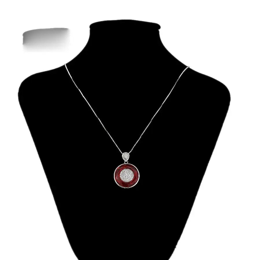 Women's Crystal Pendant Necklace – Fashion Jewelry Gift