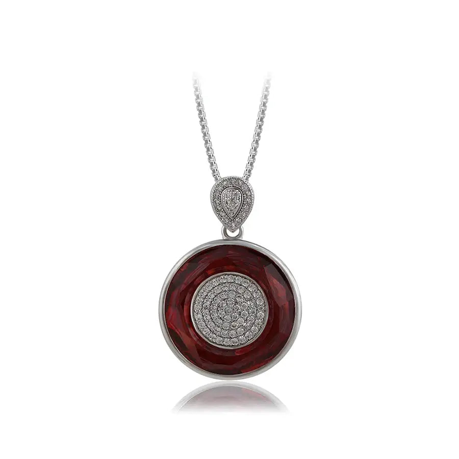 Women's Crystal Pendant Necklace – Fashion Jewelry Gift