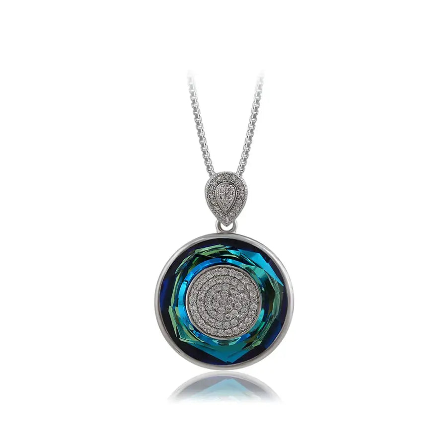 Women's Crystal Pendant Necklace – Fashion Jewelry Gift